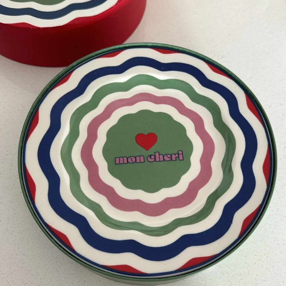 Paris Maeve boxed set of 4 plates